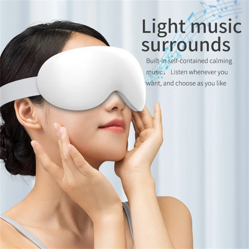 Maschera per occhi AR-225 con massaggio a compressione calda e fredda, vibrazione e compatibilità Bluetooth per la riproduzione musicale