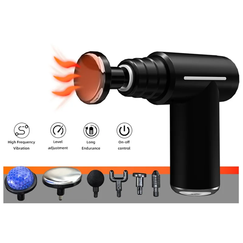 Multifunctional Hot / Cold Massage Gun Mini Muscle Relaxer Fascia Massager Device