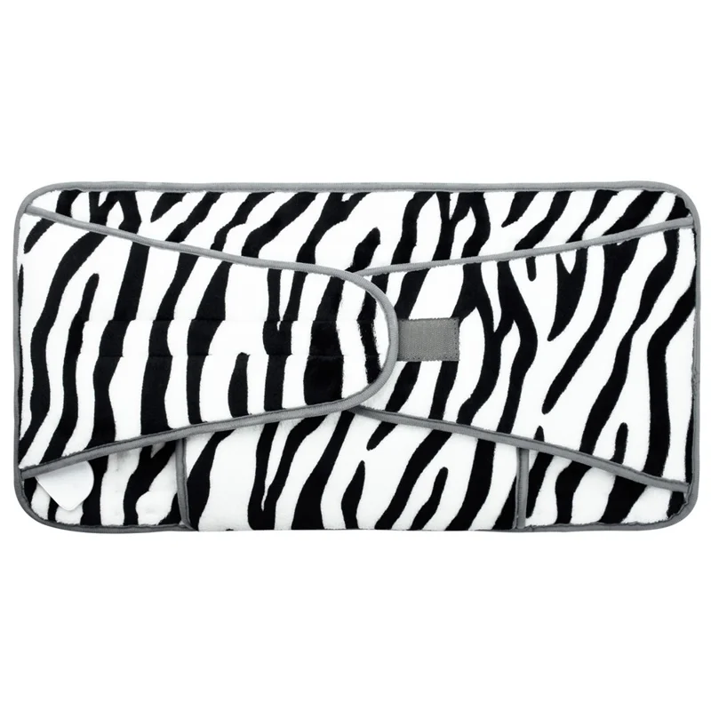 HP3040 Electric Heating Pad with Timer Temperature Control Waist Belt Warmer for Office / Home - Grey / US Plug