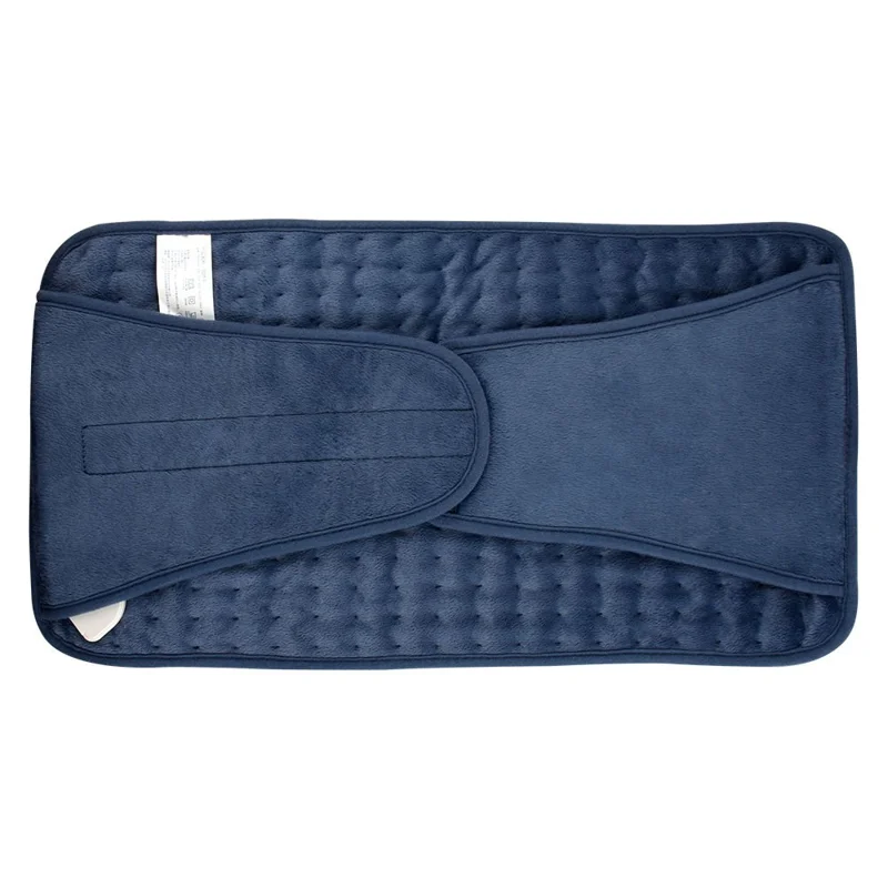 HP3060A Smart Heating Pad Adjustable Temperature Therapy Blanket for Office / Home Use Single Electric Heating Blanket Waist Belt - Blue  /  US Plug