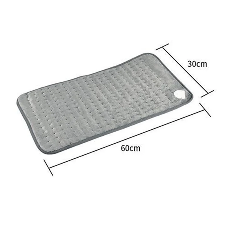 HP3060 30 x 60cm Intelligenter elektrischer Heizpad Einstellbare Temperatur Therapie Decke Einzelperson Wärmematte - Grau / US-Stecker