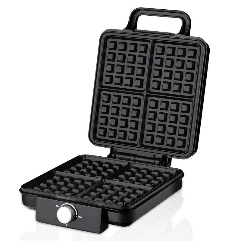 AKANE A.2208 4-Slice Waffle Maker Double-sided Heated Electric Breakfast Machine, EU Plug (BPA Free, No FDA)