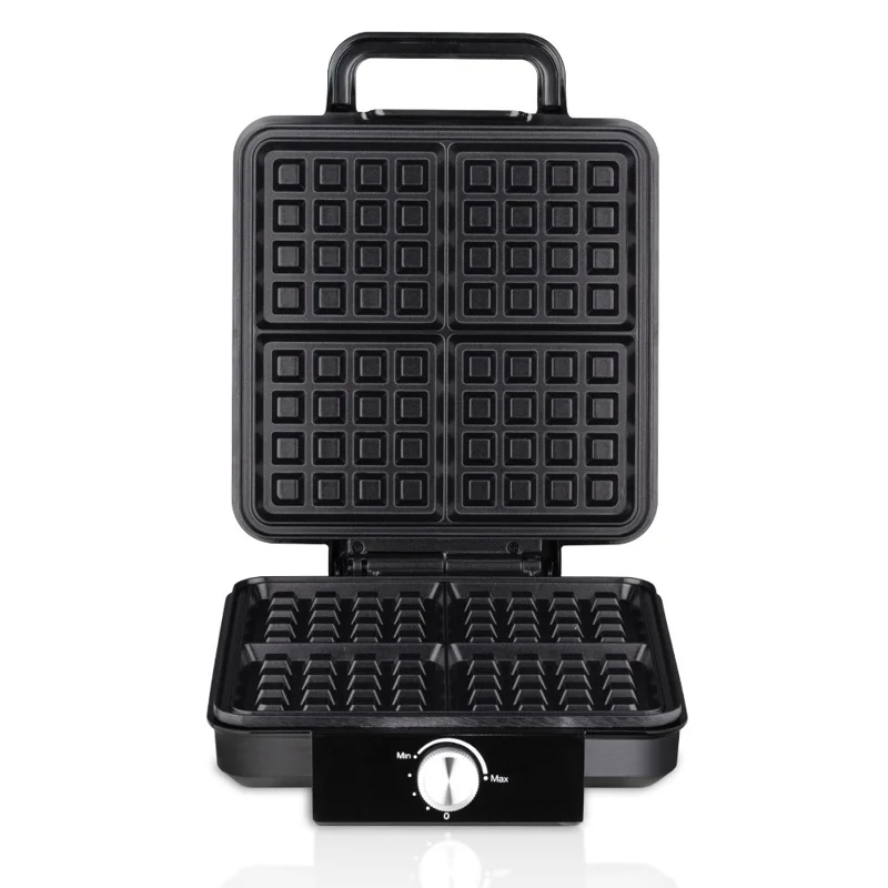 AKANE A.2208 4-Slice Waffle Maker Double-sided Heated Electric Breakfast Machine, EU Plug (BPA Free, No FDA)