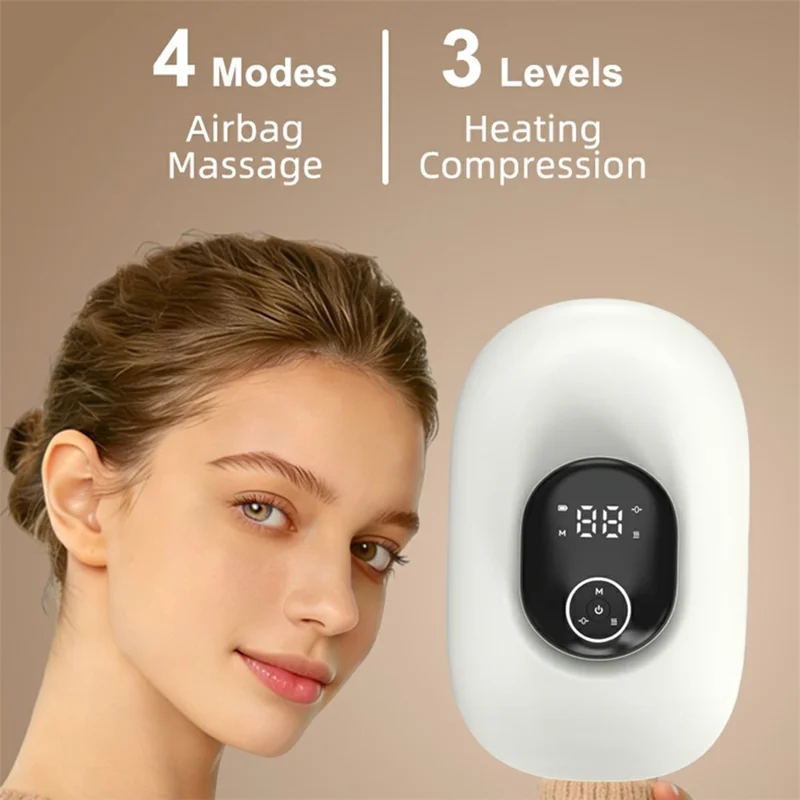 ST-1803A Electric Hand Massager Rechargeable Airbag Heat Compression Relieve Massager for Pain Relief