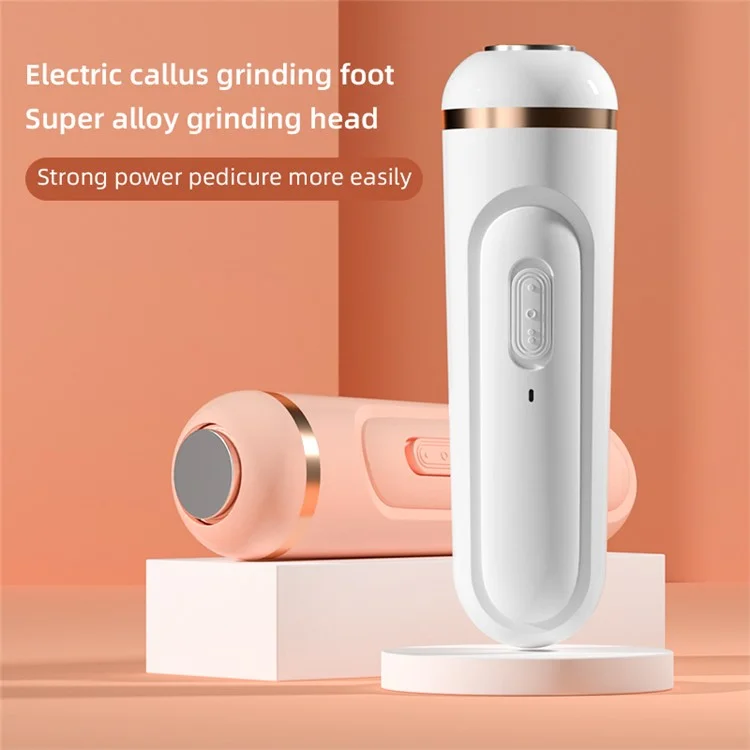 HE-J001 Electric Feet Callus Remover Rechargeable Portable Electronic Pedicure Tool Professional Care Care - Розовый
