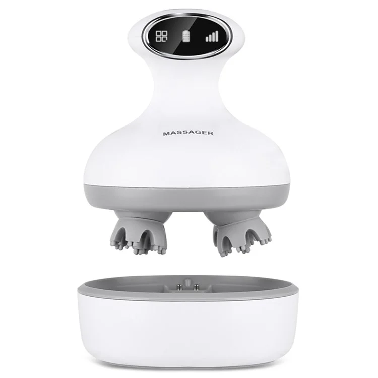 FUTURE ST-702A Massageador Elétrico Inteligente para o Couro Cabeludo 4 Modos Portátil Massageador de Cabeça 3D para Músculos Ombro Panturrilha Cabeça