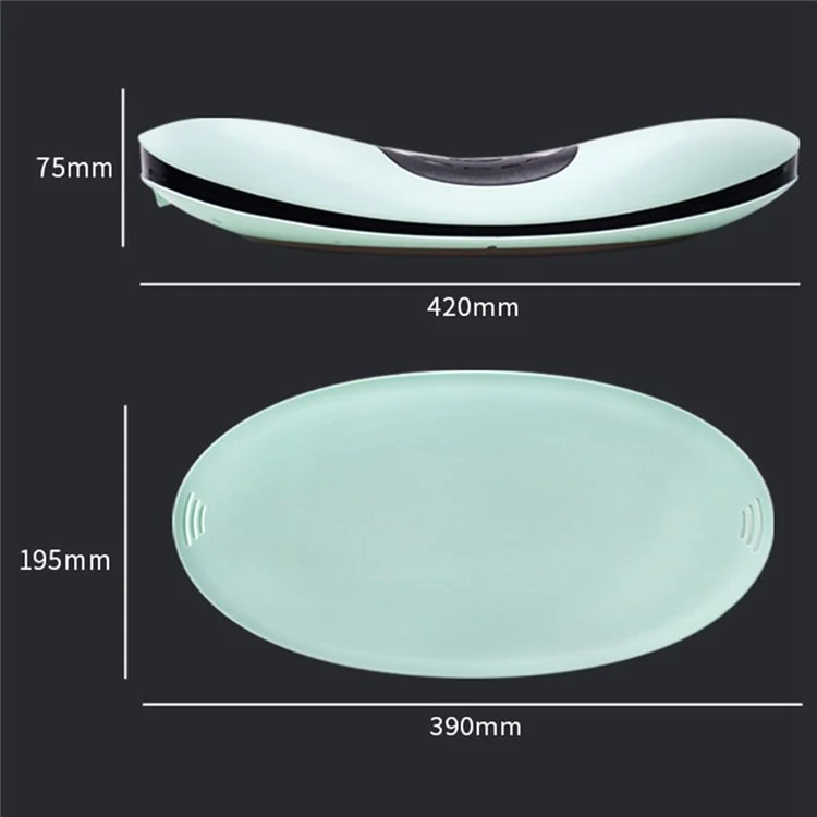 FUTURE ST-1202C Lower Back Massager Cordless Electric Waist Belt Heating Pad with Manual Controller for Back Waist Pain Relief