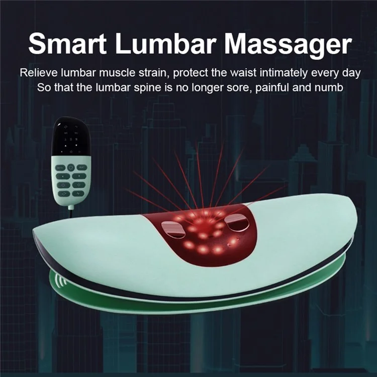 FUTURE ST-1202C Lower Back Massager Cordless Electric Waist Belt Heating Pad with Manual Controller for Back Waist Pain Relief