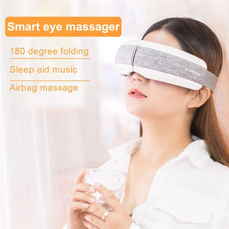 FUTURE ST-201 Eye Massager Heating Pad Heated Eye Mask Eye Massage Machine for Fatigue Relief, Dry Eyes and Better Sleep