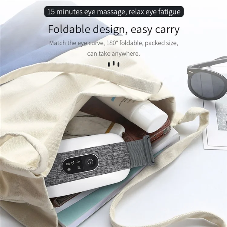 FUTURE ST-201 Eye Massager Heating Pad Heated Eye Mask Eye Massage Machine for Fatigue Relief, Dry Eyes and Better Sleep