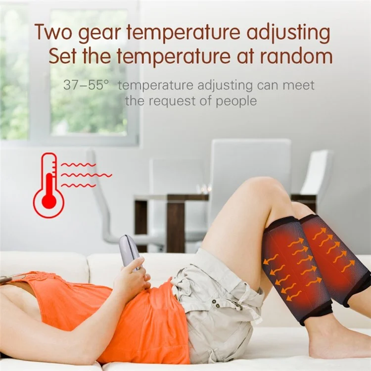 FUTURE ST-502D Air Compression Electric Leg Massager Physiotherapy Instrument Hot Compress Leg Beauty Massager