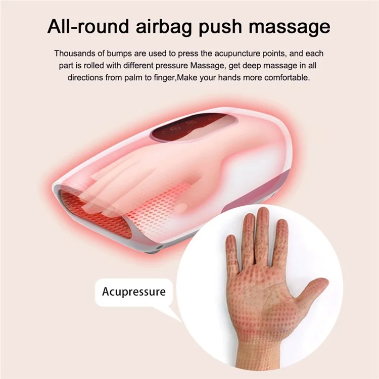 Future ST-1801 Electric Hand Massager Hot Compress Amasado Airbag Airbag Pressing Fatiga Hand Alivio Masajeador