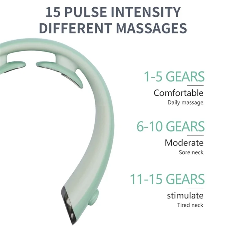 FUTURE ST-303A Electric Cervical Spine Massager EMS+TENS Low Frequency Pulse Hot Compress Neck Massager