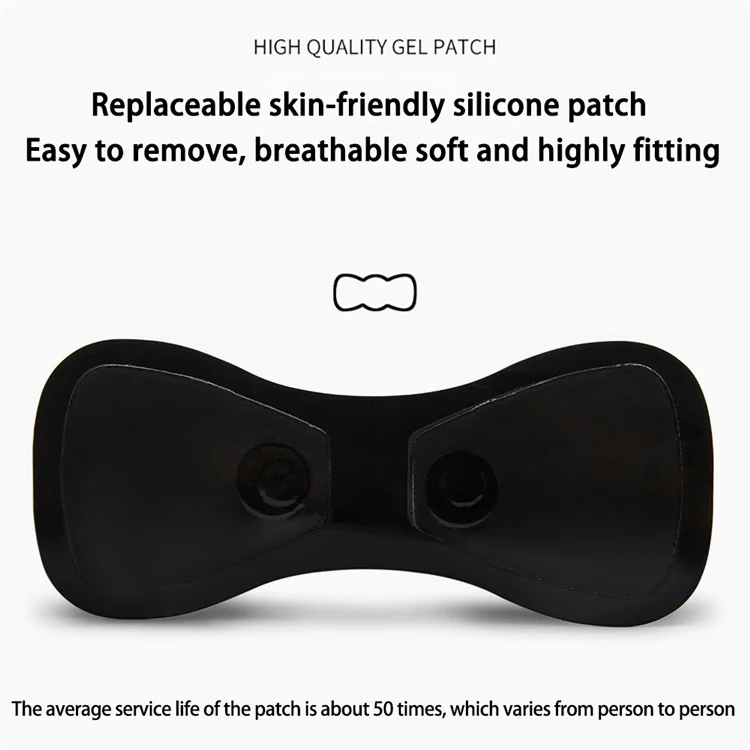 Neck Massager Sticker Intelligent Electric Cervical Massager Mini Portable Massager Pulse Physical Therapy for Pain Relief