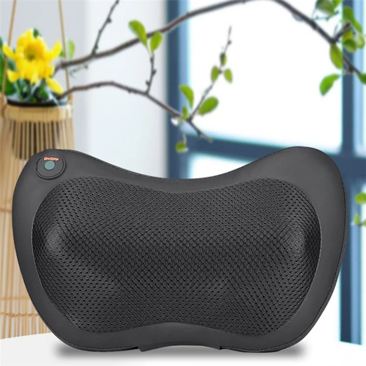 Back Neck Massager Electric Shoulder Massager with Heat Shiatsu Massage Pillow for Muscle Pain Relief, EU Plug
