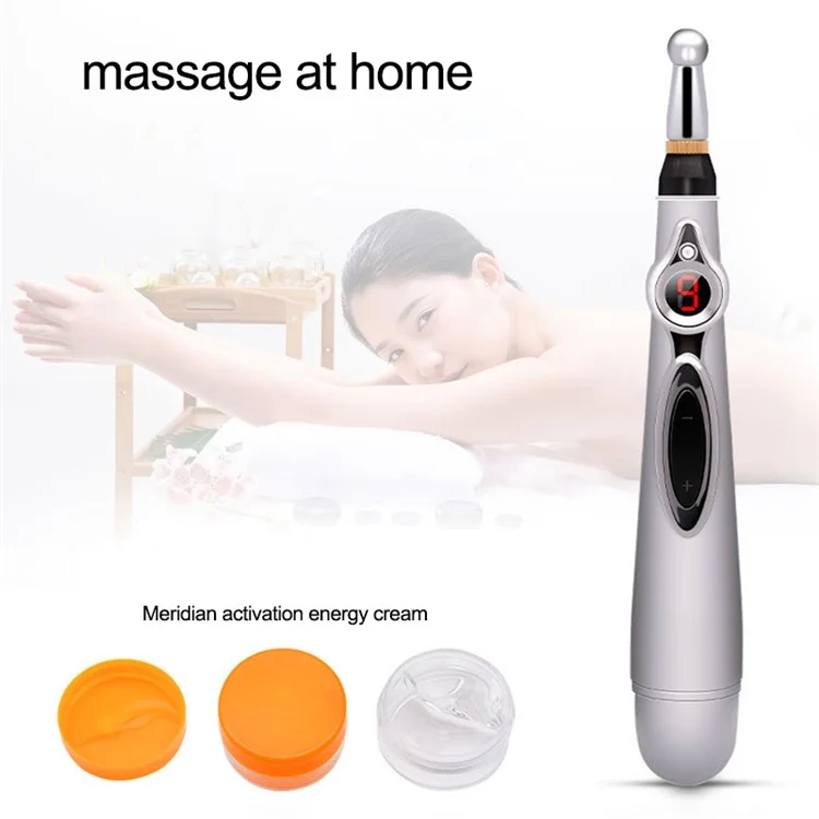 Caneta de Acupuntura Eletrônica Inteligente Massageador de Energia Corporal Terapia de Alívio da Dor Instrumento