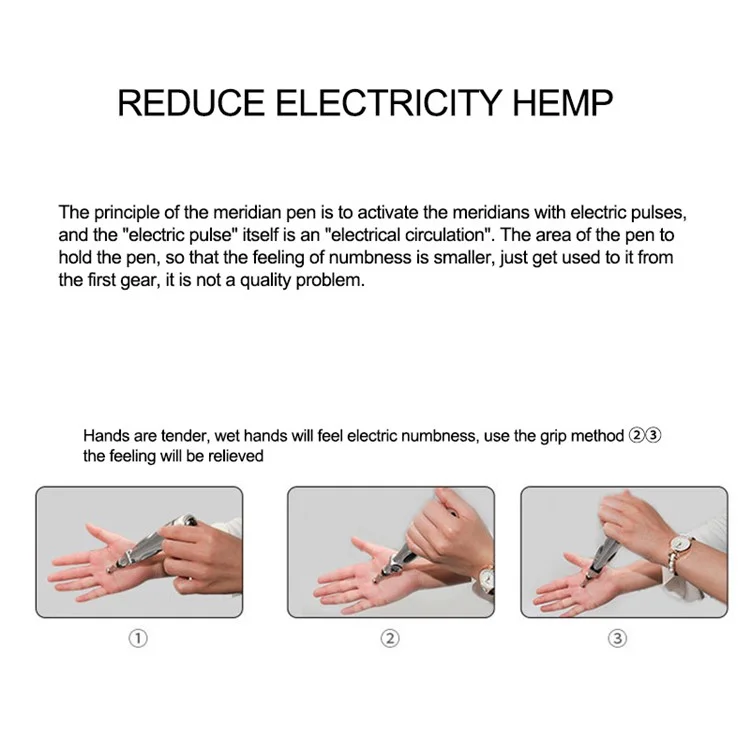 Caneta de Acupuntura Eletrônica Inteligente Massageador de Energia Corporal Terapia de Alívio da Dor Instrumento