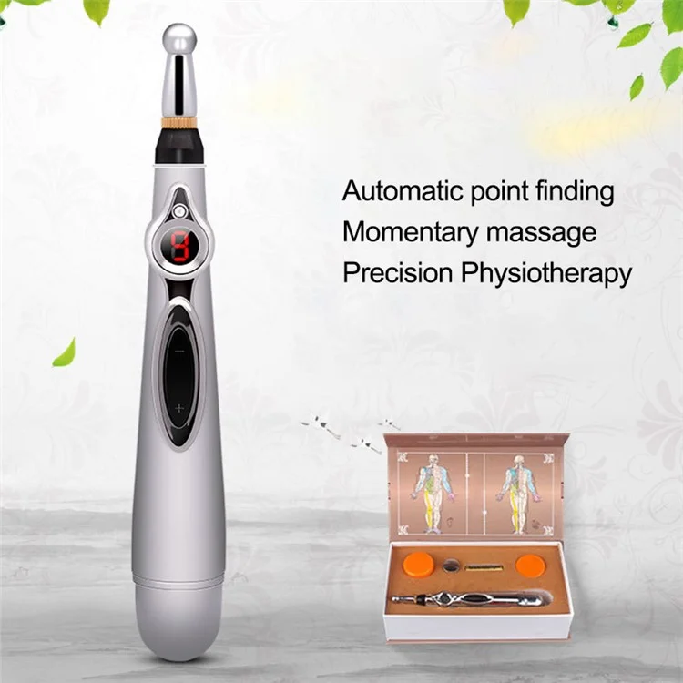 Caneta de Acupuntura Eletrônica Inteligente Massageador de Energia Corporal Terapia de Alívio da Dor Instrumento