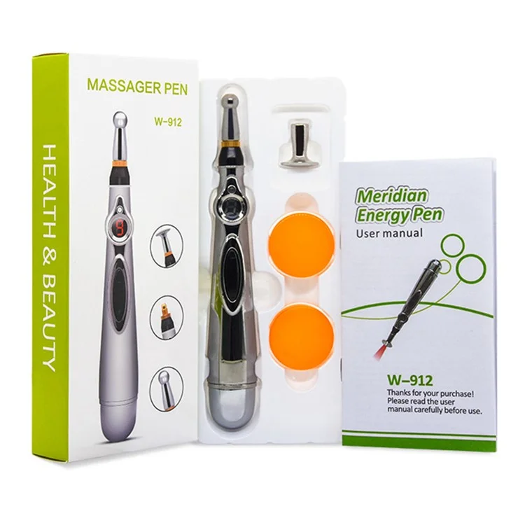 Caneta de Acupuntura Eletrônica Inteligente Massageador de Energia Corporal Terapia de Alívio da Dor Instrumento