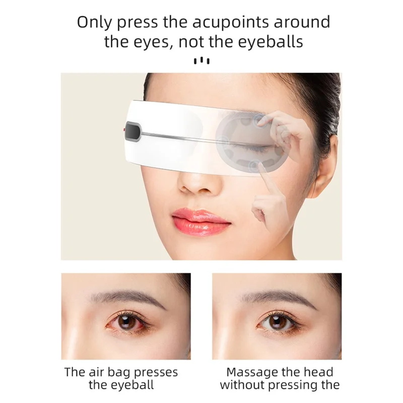 ST-209 Массажер для глаз Kneading Eye Massager Portable Bluetooth Connection Eye Massager с 4 режимами