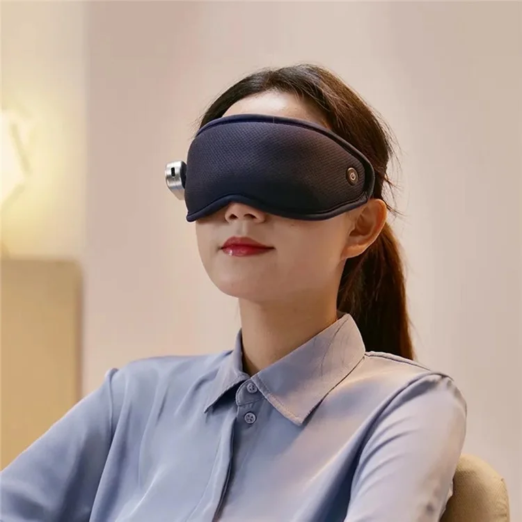 YD06 Massage Des Yeux Vibrants Multifonctionnels Chauds / Masque Oculaire Endormi à Froid Avec Indicateur de Batterie