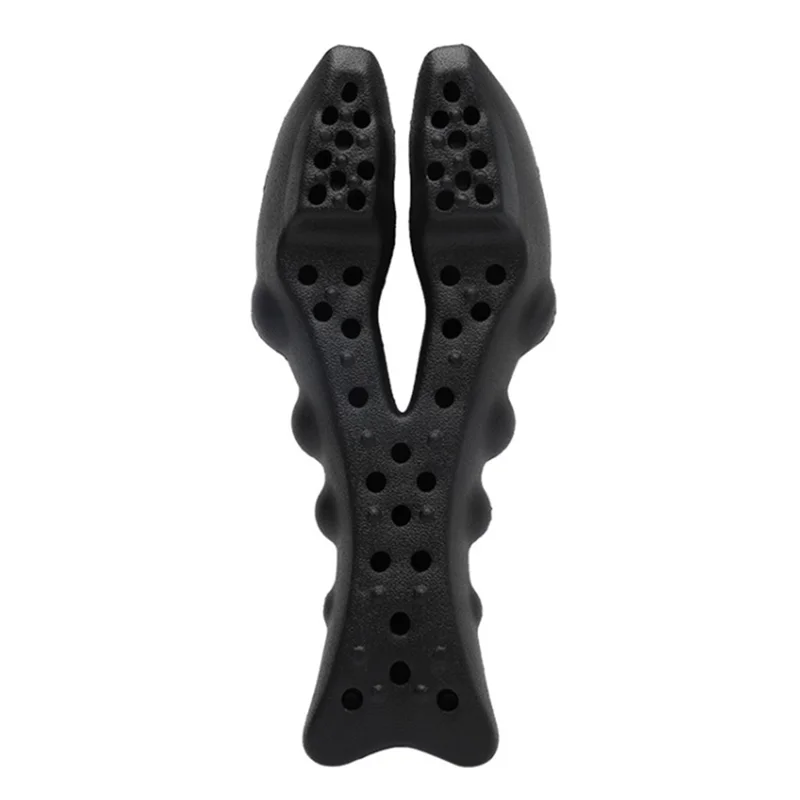 Soft EVA Cervical Spine Massager Pain Relieve Neck Shoulder Relax Massage Tool - Orange