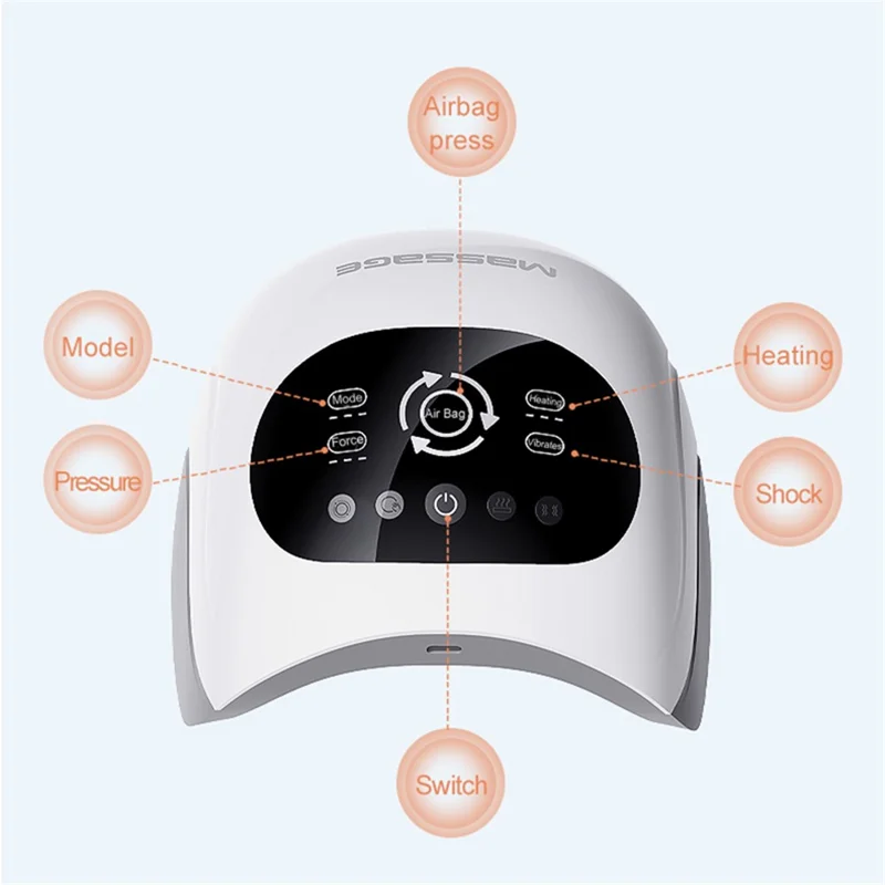 JA-K01 Knee Massager Rechargeable Vibration Hot Compress Pain Relieve Knee Physiotherapy Instrument
