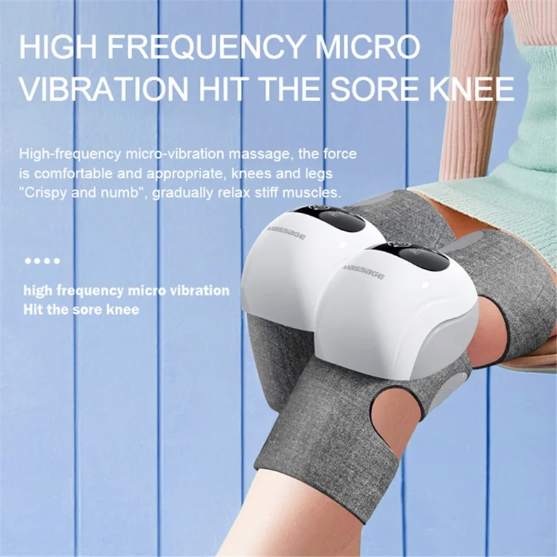 JA-K01 Knee Massager Rechargeable Vibration Hot Compress Pain Relieve Knee Physiotherapy Instrument