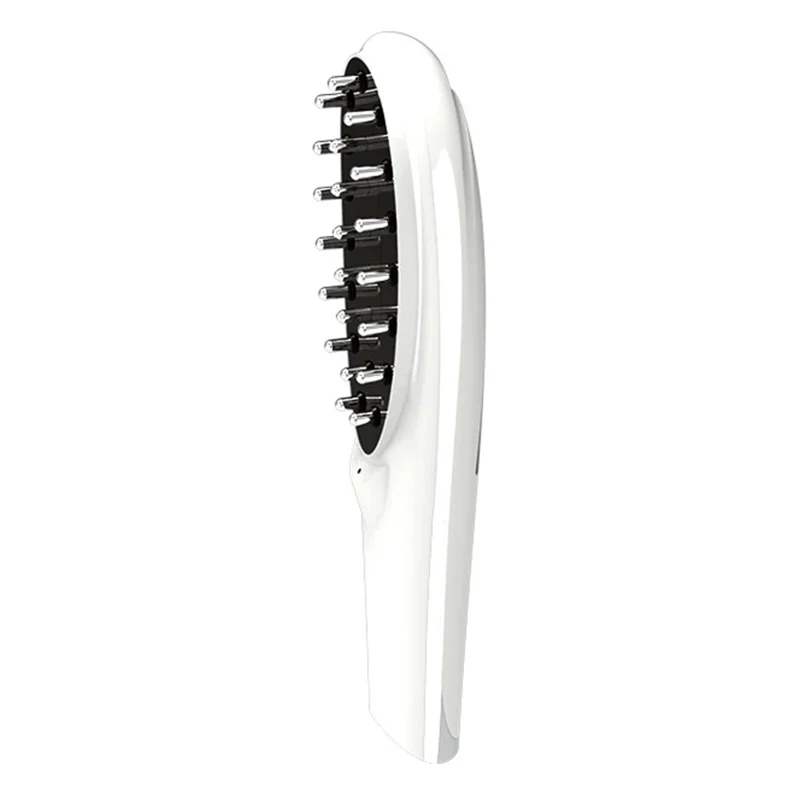 DYM-044 Hair Scalp Massage Comb Electric Cordless Brush Essential Oil Applicator with Detachable Water Tank - Black