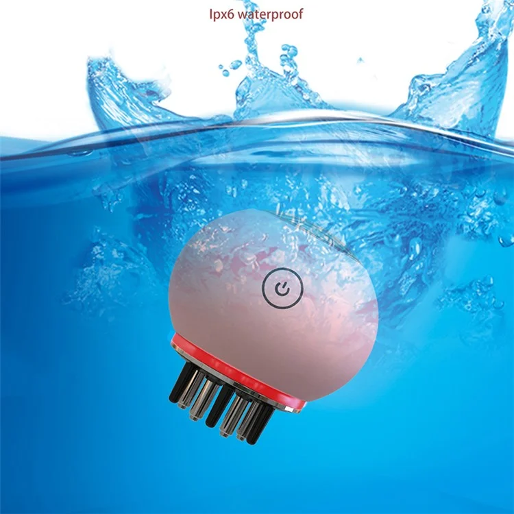NY-H705B Pente elétrico de massagem de tanque duplo de 1ml / 20ml Cuidados capilares portáteis - Rosa 