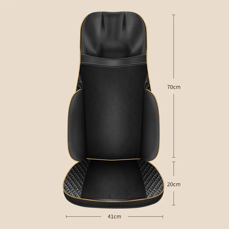JH-K5S Hot Compress Relaxation Full Body Massage Cushion Shiatsu Kneading Vibration Back Massager - EU Plug