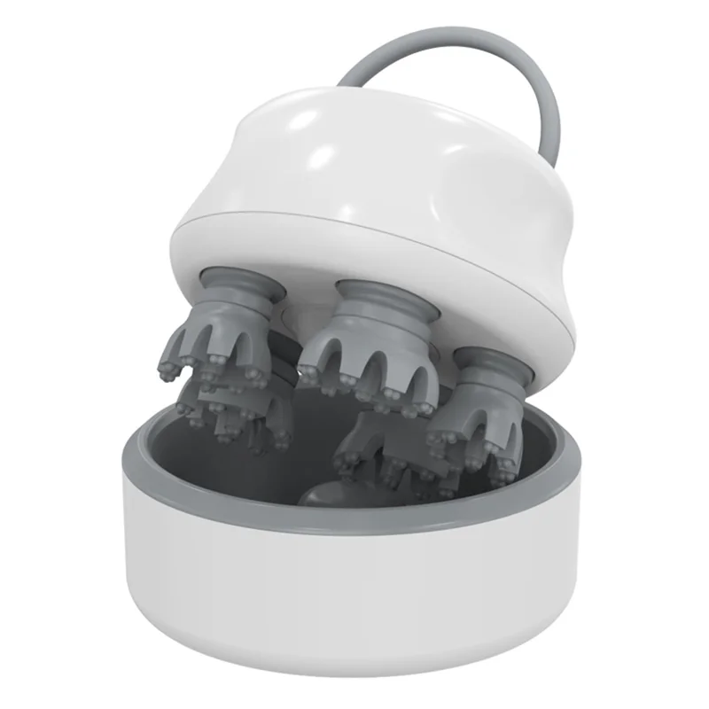 JH-T3 5-Claw Head Massager Ergonomic IPX7 Waterproof Silicone Scalp Massager with 3 Speeds Adjustable