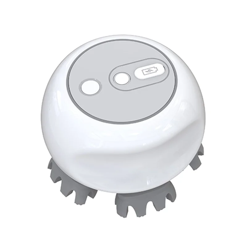 JH-T3 5-Claw Head Massager Ergonomic IPX7 Waterproof Silicone Scalp Massager with 3 Speeds Adjustable