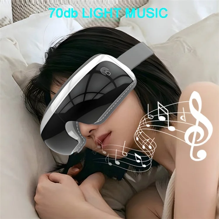 E5 Plus 26 Points Smart Eye Massager Adjustable Airbag Hot Compress Eye Protector Massager with 5 Massage Modes - Pink