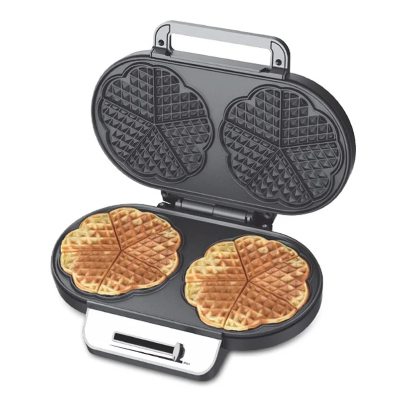 COUPE Dual Breakfast Sandwich Maker Electric Pancake Maker Griddle (CE Certificated, No FDA) - Silver / US Plug 110V
