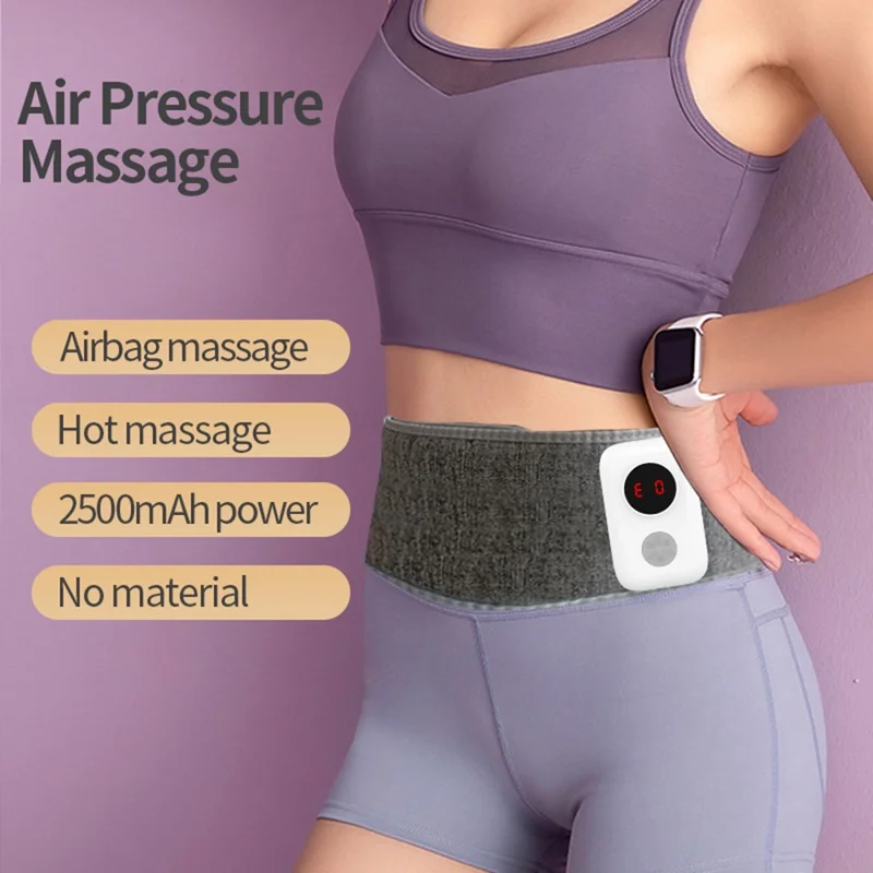 AR331 Cordless Heating Pad USB Abdominal Massager 2500mAh Heating Massage Belt