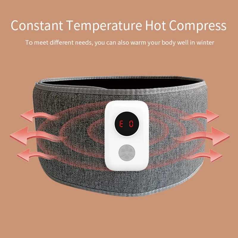 AR331 Cordless Heating Pad USB Abdominal Massager 2500mAh Heating Massage Belt