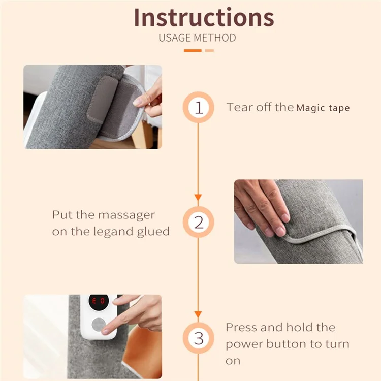 AR330 Air Pressure Kneading Leg Massage Instrument Electric Hot Compress Leg Massager