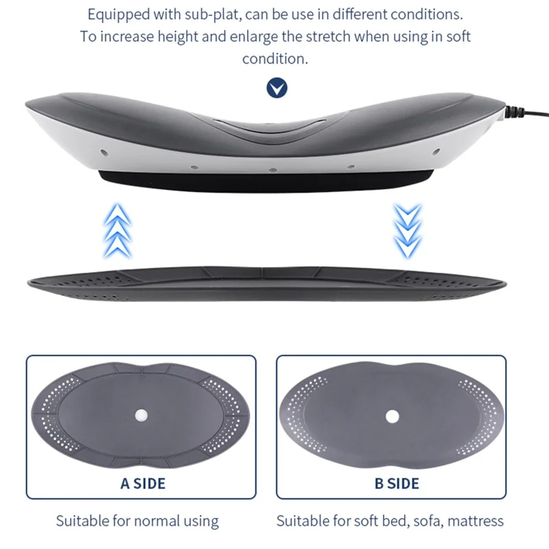 Electric Thermal Therapy Lumbar Massager Waist Massaging Device with Timing Function (Charging Design)