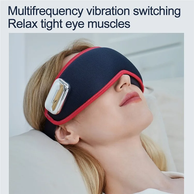 CKGO Y09 Eye Massager Heated and Cooling Compression Music Smart Eye Mask - Blue