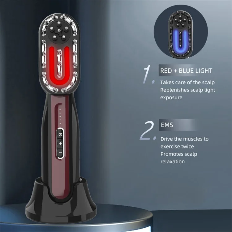 ST-1502 Spazzola per Massaggio Multifunzionale Elettrica EMS Microcorrente Meridiana