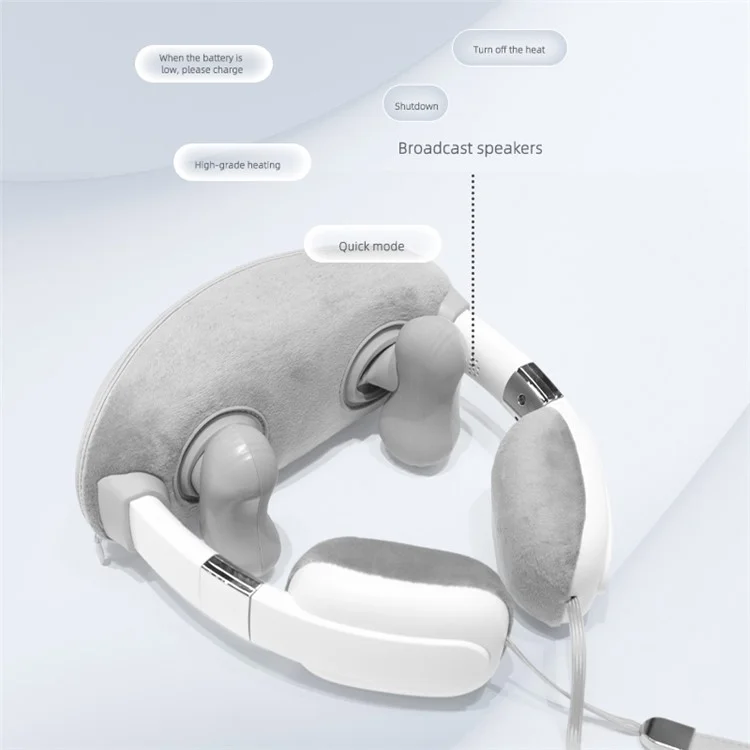 ST-321 Cervical Spine Hot Compress 3 Modes Electric Neck Massager mit Sprachausgabe
