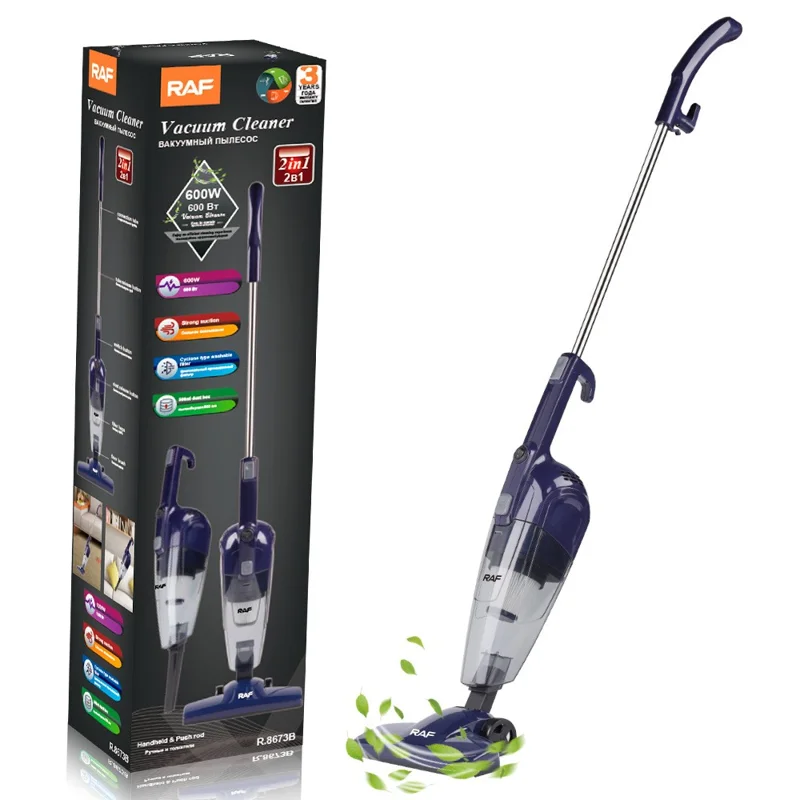 RAF R.8673 Home Corded Vacuum Cleaner Powerful Suction Handheld Cleaner EU Plug - Blue