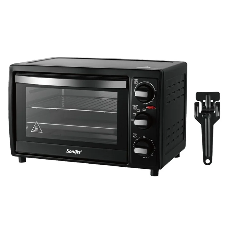 SONIFER SF-4034 1300W 20L Double Layer Electric Oven with Mechanical Knob Control for Home Baking, EU Plug