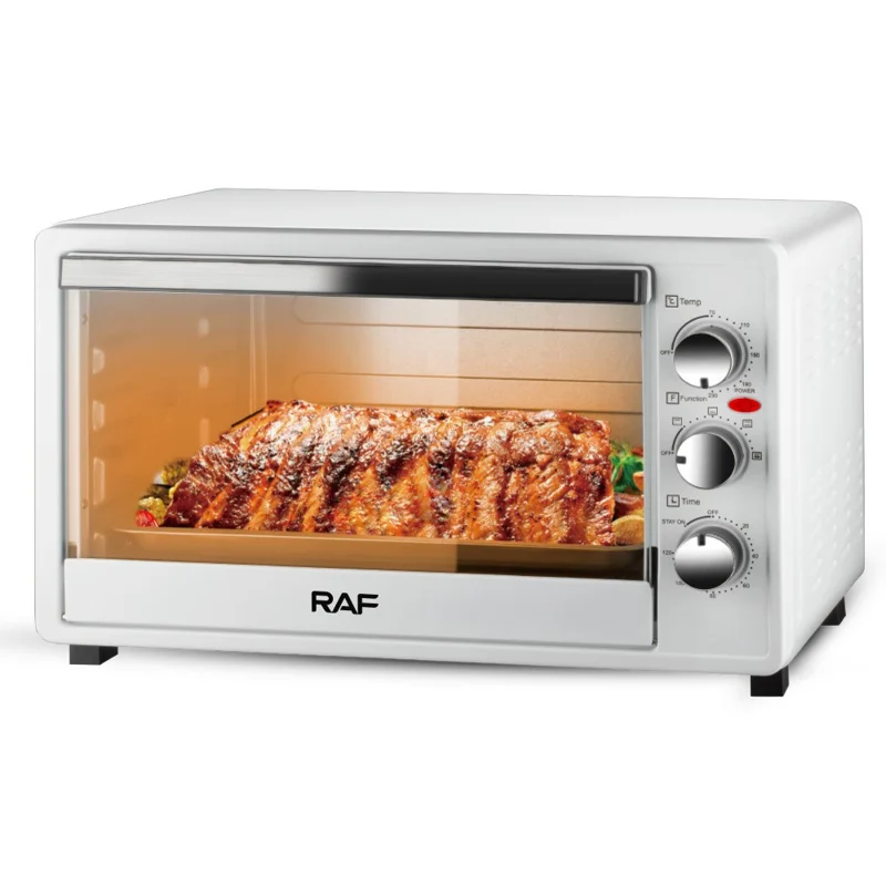RAF R5326 Four Électrique Intelligent Multifonction de 40L avec Capacité Élevée, 1500W pour la Cuisson Domestique, Appareil de Cuisine - Blanc, Prise EU