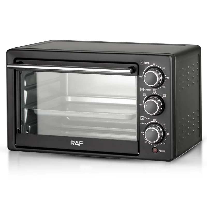 RAF R5321 Heim 22L Elektro-Backofen Multifunktional mit Sichtfenster Kuchenbäcker (Ohne BPA, Keine FDA) - EU-Stecker