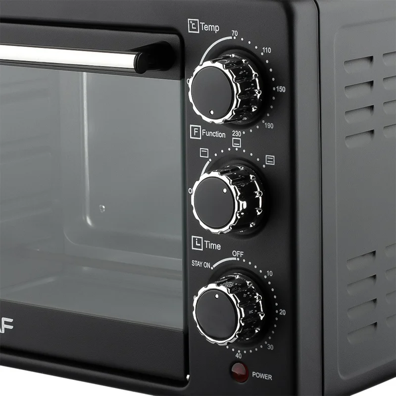 RAF R5321 Heim 22L Elektro-Backofen Multifunktional mit Sichtfenster Kuchenbäcker (Ohne BPA, Keine FDA) - EU-Stecker