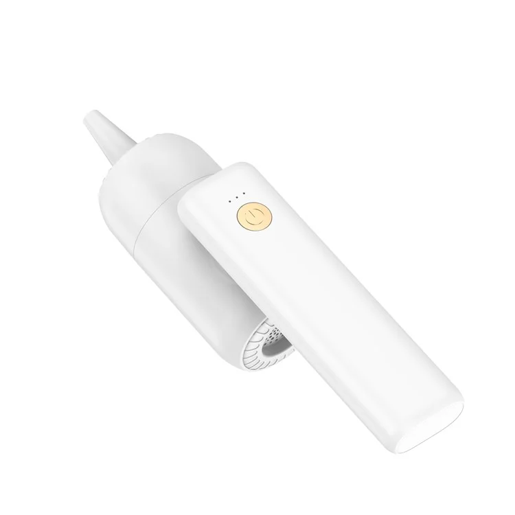 H13PRO Multifonction Aspirateur Aspiration à Main et Soufflage de Nettoyage Intégré Sans Fil D'aspirateur de Voiture Portable Avec Deux Lumières LED à Double LED - Blanche