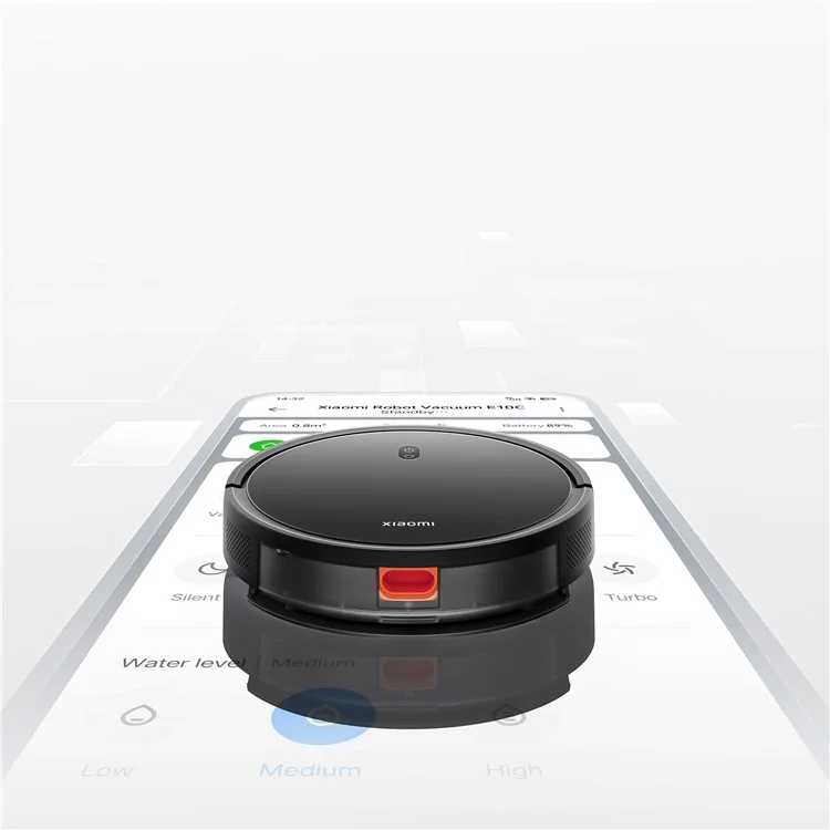 XIAOMI E10C 2 en 1 Robot Aspiradora y Fregona Combo 4,000Pa Succión Potente Robot Inteligente de Barrido (Versión Global)