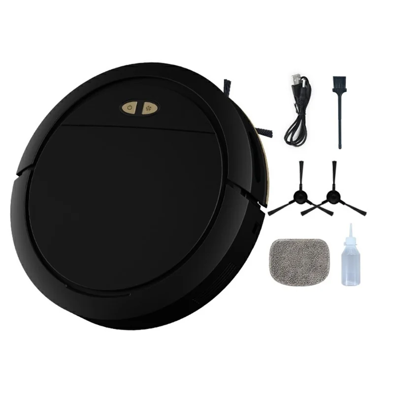 OB16SE 3000Pa Robotic Vacuum Cleaner Smart Mapping Cleaner for Pet Hair, Carpet - Black